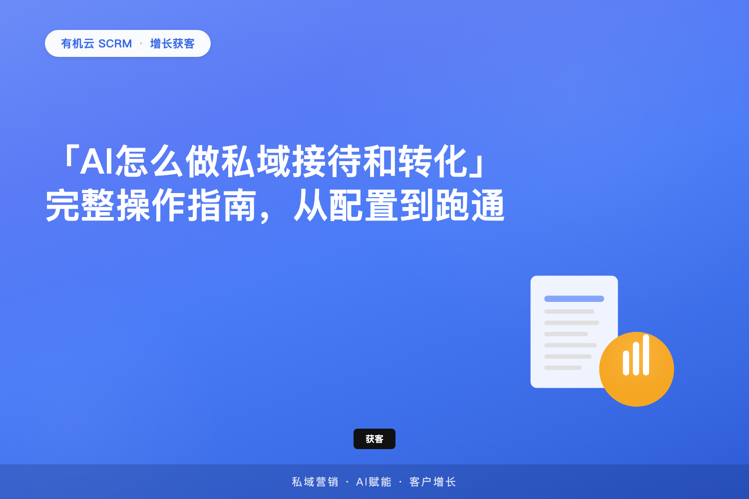 有机云｜「AI怎么做私域接待和转化」完整操作指南，从配置到跑通 配图