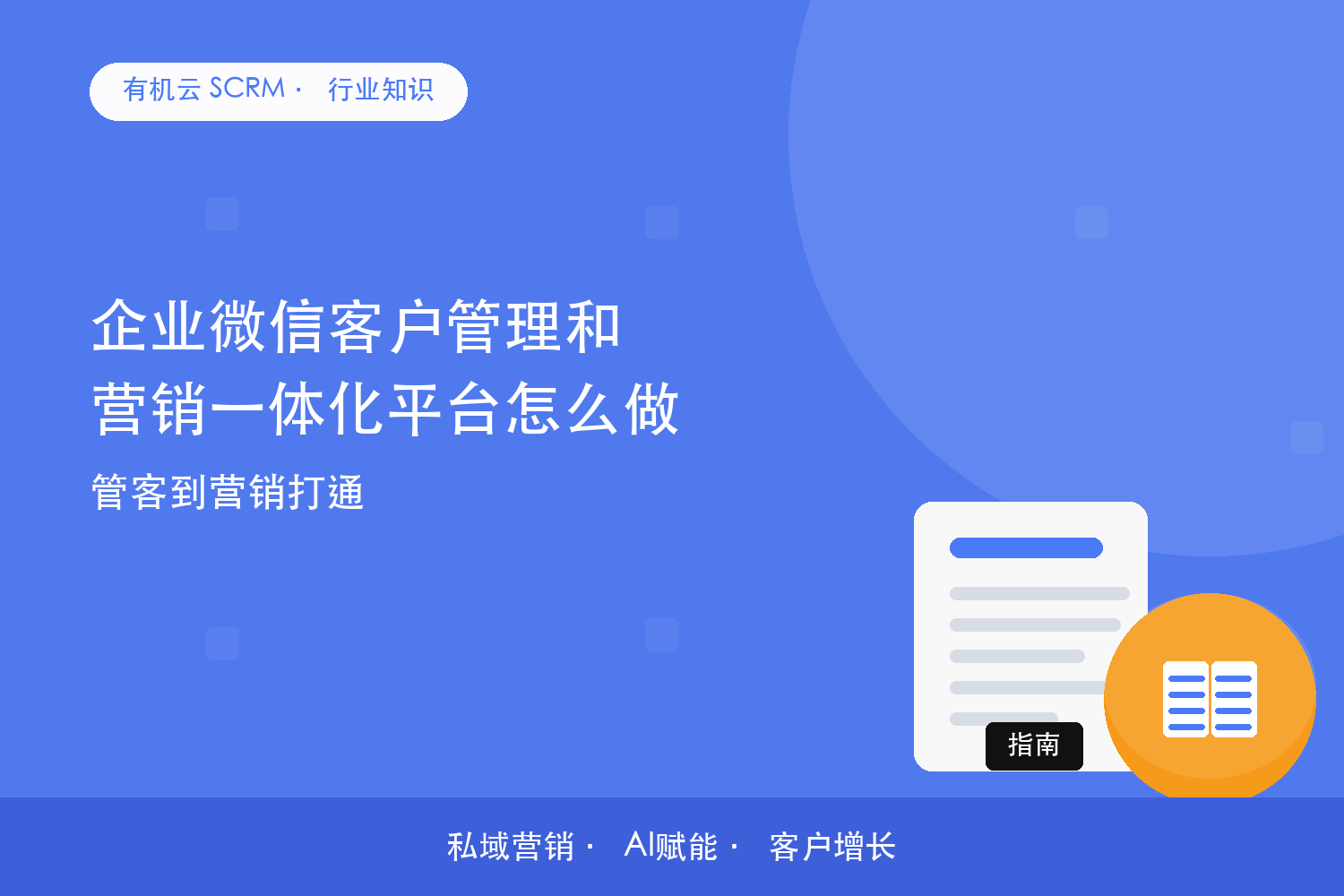 企业微信客户管理和营销一体化平台怎么做？管客到营销打通 配图