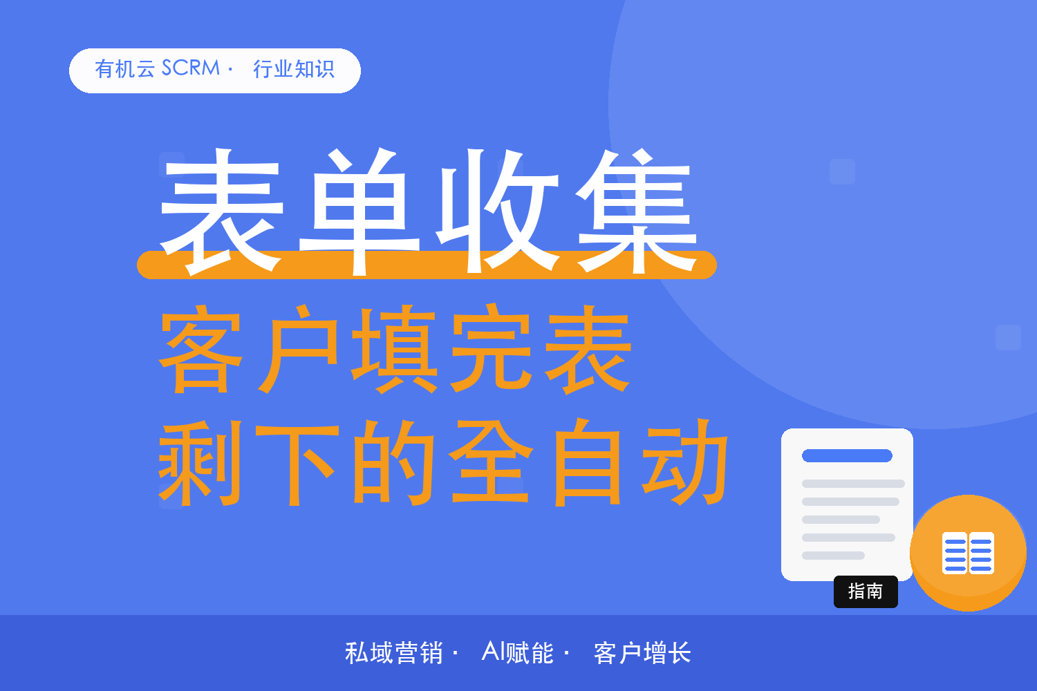 有机云｜活动报名的客户，从填表到进群怎么一条链走完 配图